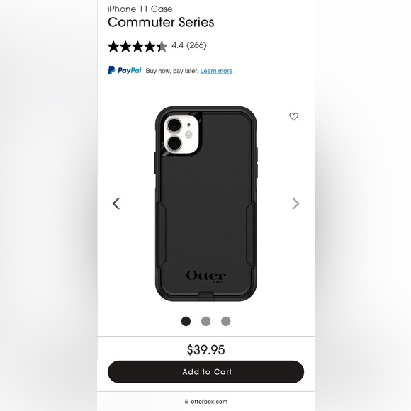 Otterbox Commuter in Black for iPhone 11 - Picture 2 of 5